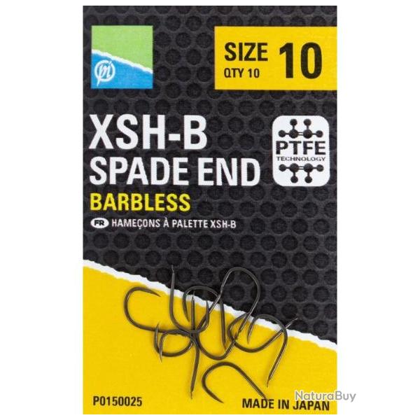 PRESTON HAMEONS XSH-B SPADE END BARBLESS HOOK PRESTON 16