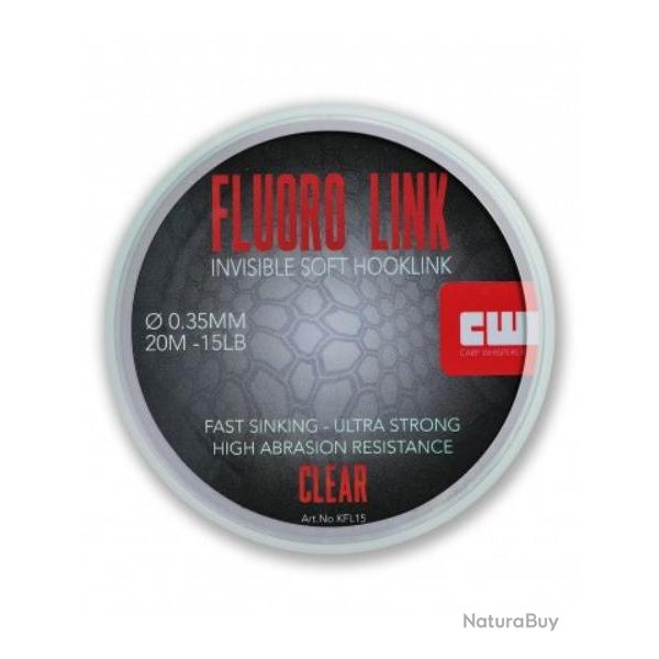 CARP WHISPERER - FLUORO LINK 0.35mm 15lb