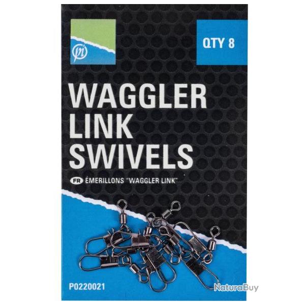 PRESTON EMERILLONS WAGGLER LINK SWIVELS