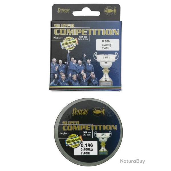 SENSAS NYLON SUPER COMPETITION 50M SENSAS 0,09mm