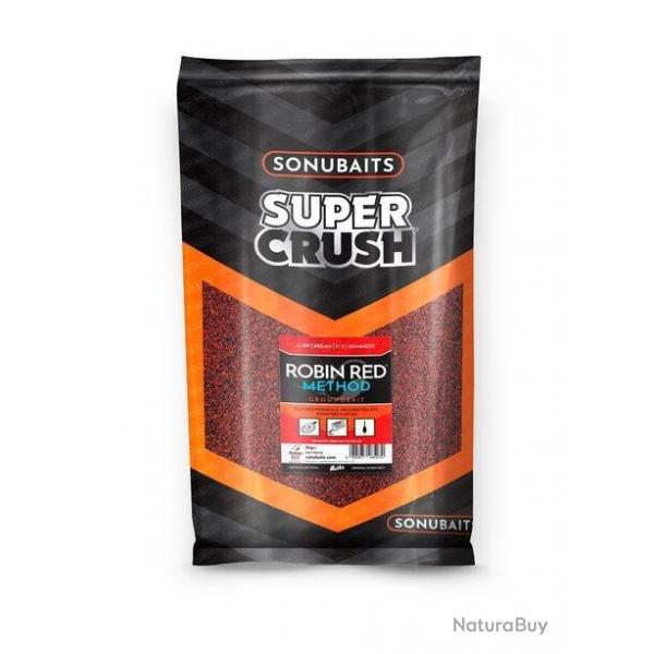 SONUBAITS AMORCE SUPER CRUSH ROBIN RED METHOD MIX 2KG SONUBAITS