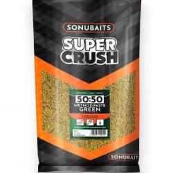 SONUBAITS AMORCE SUPERCRUSH 50:50 PATE & METHOD GREEN 2KG SONUBAITS