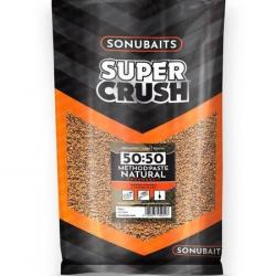 SONUBAITS AMORCE SUPER CRUSH 50:50 PATE & METHOD NATURELLE 2KG SONUBAITS