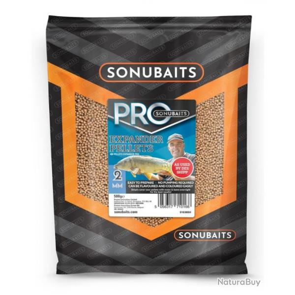 SONUBAITS PELLETS PRO EXPANDER PELLETS 500GR SONUBAITS 2mm