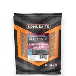 SONUBAITS PELLETS KRILL & SQUID STIKI METHOD PELLETS 650GR SONUBAITS