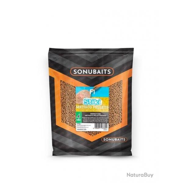 SONUBAITS PELLETS F1 STIKI METHOD PELLETS 650GR 4mm