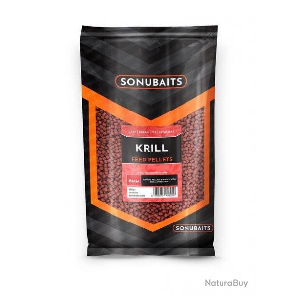 SONUBAITS PELLETS KRILL FEED PELLETS 900GR 6mm