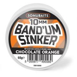 SONUBAITS BAND'UM SINKERS CHOCOLATE ORANGE 60GR 10mm