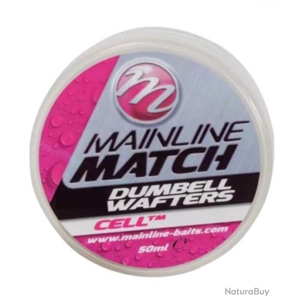 MAINLINE MATCH DUMBELL SEMI-FLOTTANTES BLANC - CELL MAINLINE 8mm