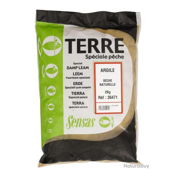 SENSAS ARGILE SECHE NATURELLE 2KG