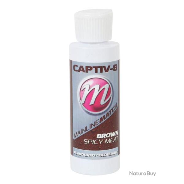 MAINLINE MATCH CAPTIV-8 PELLET COLOURANT ADDITIVE SPICY MEAT BRUN 100ML