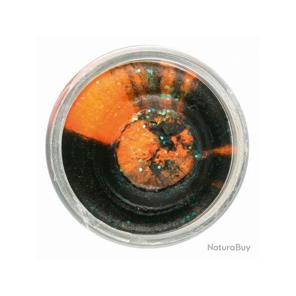 BERKLEY GLITTER TROUT BAIT PASTE BLACK ORANGE BERKLEY