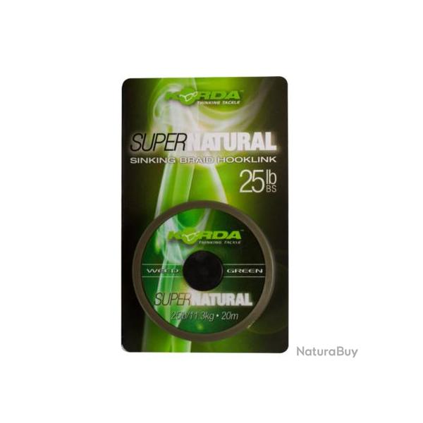 KORDA HOOKLINK SUPER NATUREL TRESSE KORDA Weed 25lb