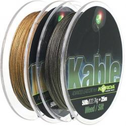 KORDA LEADER KABLE LEADCORE Weed 25m