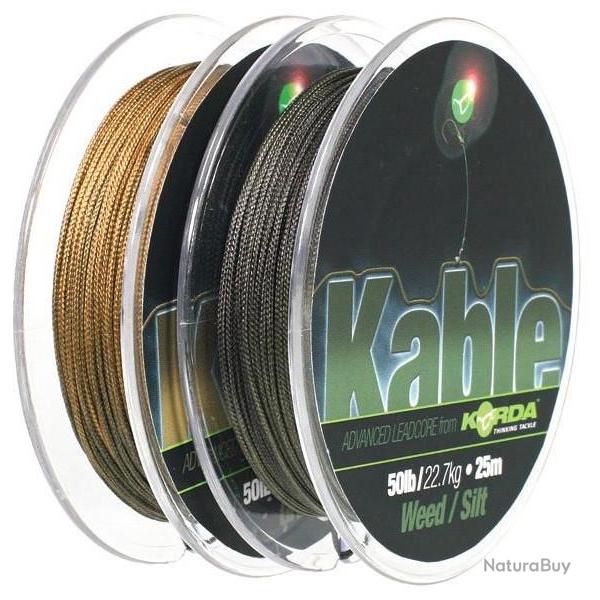 KORDA LEADER KABLE LEADCORE Weed 25m