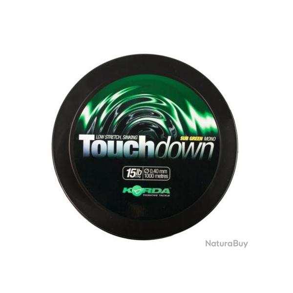 KORDA MONO TOUCHDOWN 1000M KORDA Vert 0,30mm