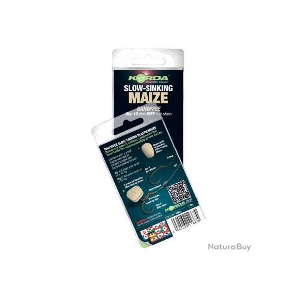 KORDA SLOW SINKING MAIZE BANOFFEE WHITE KORDA