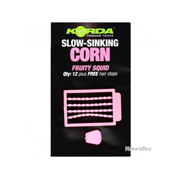 KORDA SLOW SINKING CORN FRUITY SQUID PINK / ROSE