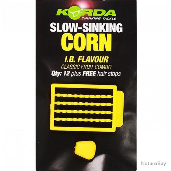 KORDA SLOW SINKING CORN IB YELLOW / JAUNE