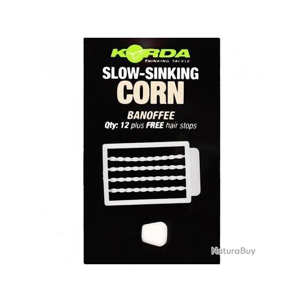 KORDA SLOW SINKING CORN BANOFFEE WHITE / BLANC