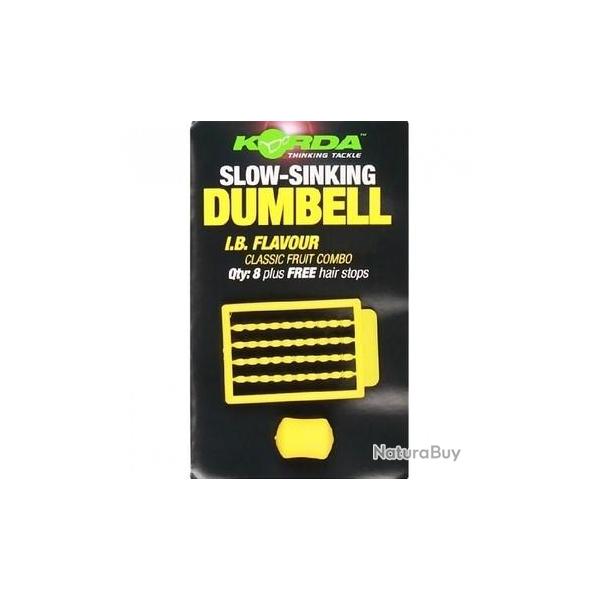 KORDA SLOW SINKING DUMBELL IB YELLOW KORDA 12,00mm