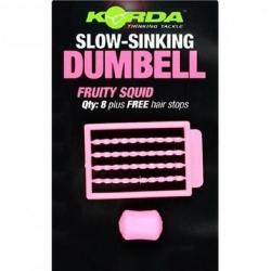 KORDA SLOW SINKING DUMBELL FRUITY SQUID PINK / ROSE KORDA 16 mm