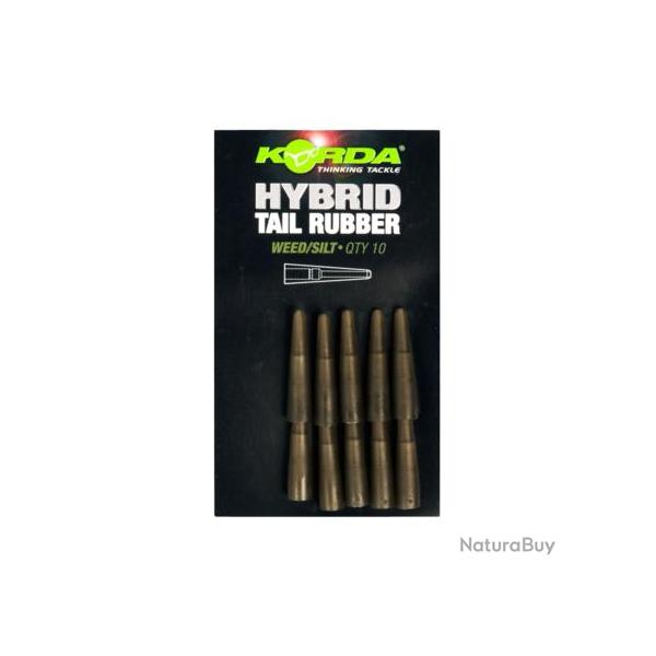 KORDA ACCESSOIRE HYBRID TAIL RUBBER WEED / SILT