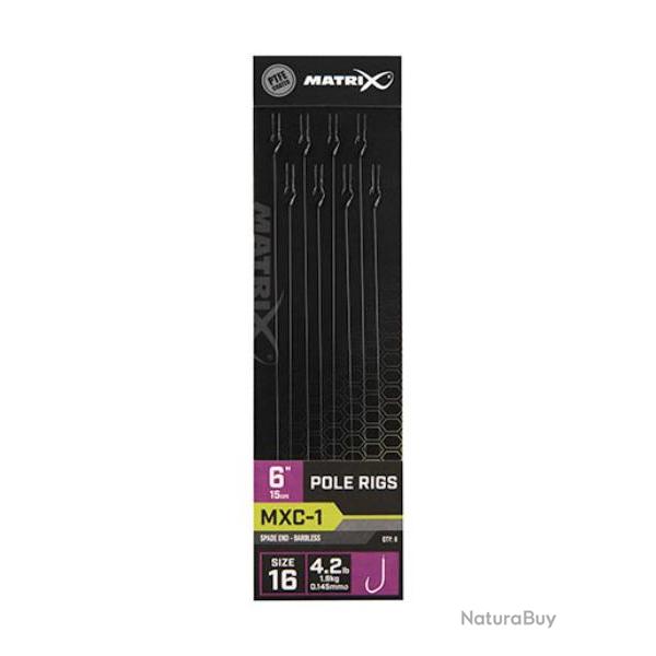 MATRIX BAS DE LIGNE MXC-1 POLE RIGS 6"/15CM 0,14mm 16 6''15cm