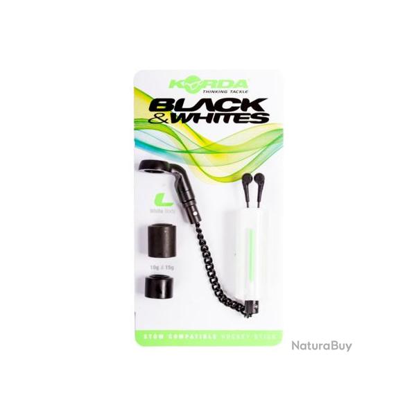 KORDA INDICATOR BLACK & WHITE BOBBINS Small Blanc