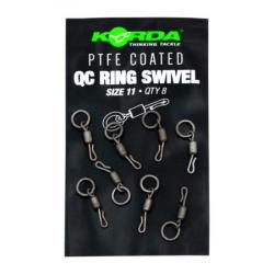 KORDA PTFE COATED QC RING SWIVEL SIZE 11