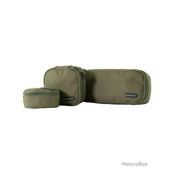 SPEERO TACKLE LUGGAGE POUCHES KIT GREEN SPEERO