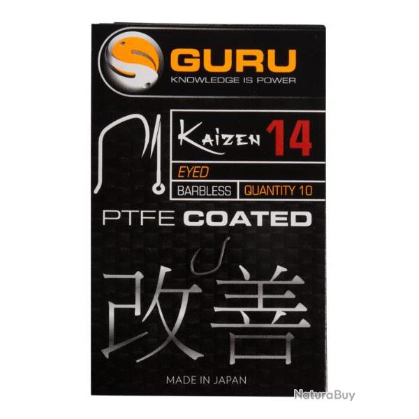 GURU HAMEON KAIZEN EYED HOOK BARBLESS 18