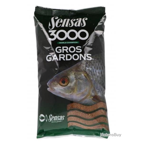 SENSAS 3000 AMORCE GROS GARDONS 1KG