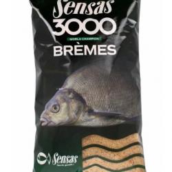 SENSAS 3000 AMORÇE BRÈMES 1KG SENSAS