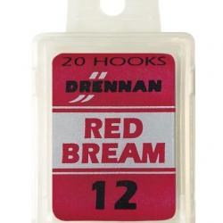 DRENNAN HAMEÇONS RED BREAM BARBED BOX 20PCS 12