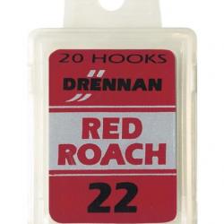 DRENNAN HAMEÇONS RED ROACH BARBED BOX 20PCS 22