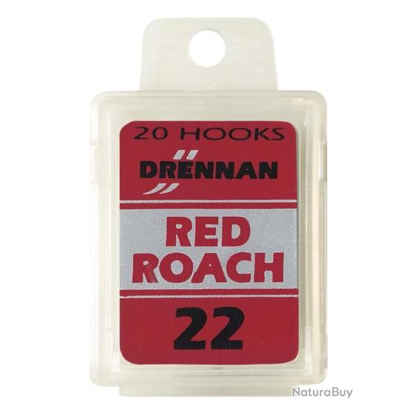 DRENNAN HAMEONS RED ROACH BARBED BOX 20PCS 22