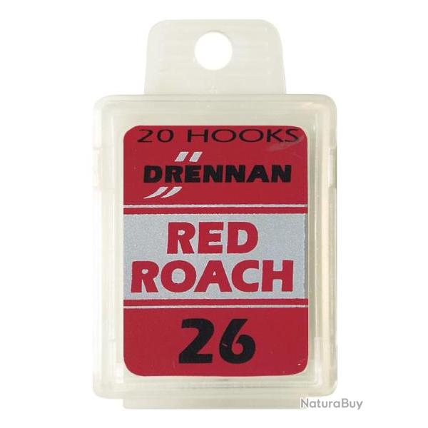 DRENNAN HAMEONS RED ROACH BARBED BOX 20PCS 26