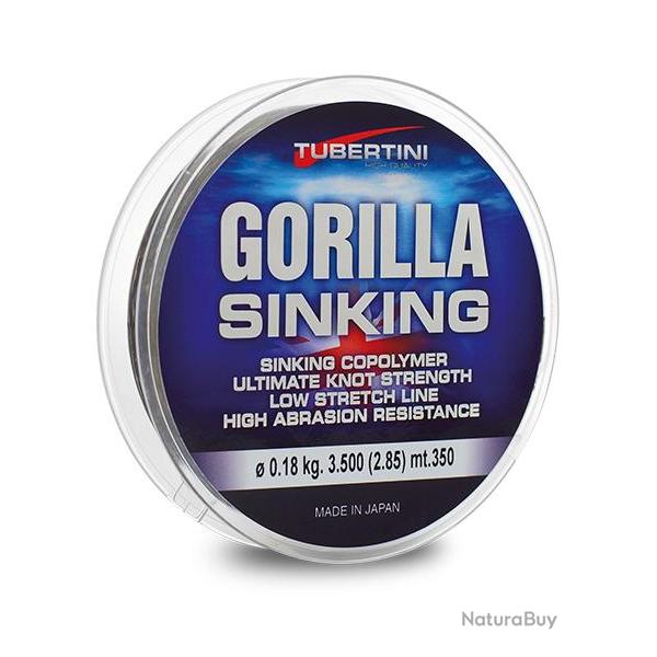 TUBERTINI NYLON GORILLA SINKING 350M 0,13mm 350m