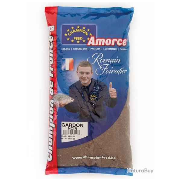 CHAMPION FEED AMORCE CHAMPION DE FRANCE ROMAIN FOIRATIER GARDON NOIR 1KG