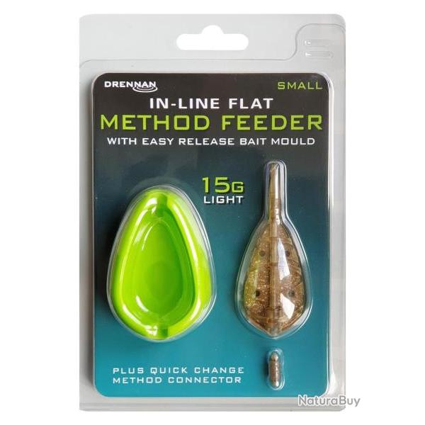 DRENNAN IN-LINE FLAT METHOD FEEDER & MOULD DRENNAN Small 15gr