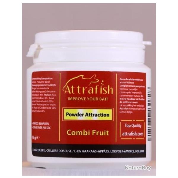 ATTRAFISH ADDITIF POWDER ATTRACTION COMBI FRUIT 75GR