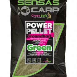 SENSAS AMORCE UK POWER PELLET PLUS GREEN 2KG SENSAS
