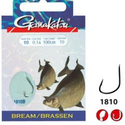GAMAKATSU BAS DE LIGNE BREAM FEEDER LS - 1810 0,12mm 16