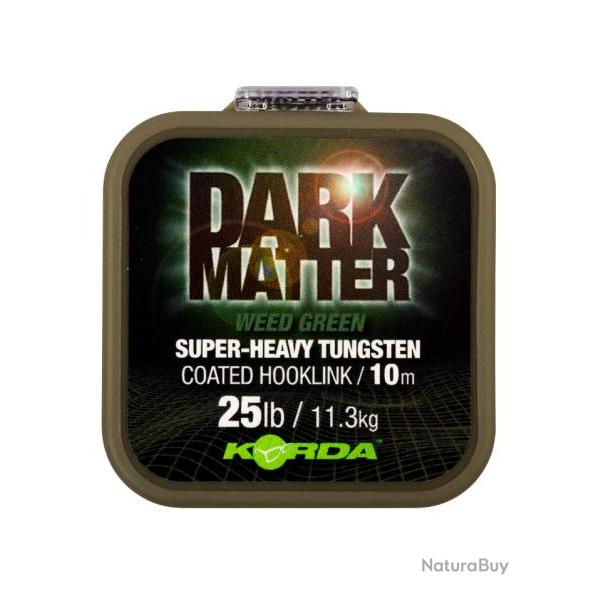 KORDA DARK MATTER TUNGSTEN COATED BRAID Weed 25lb