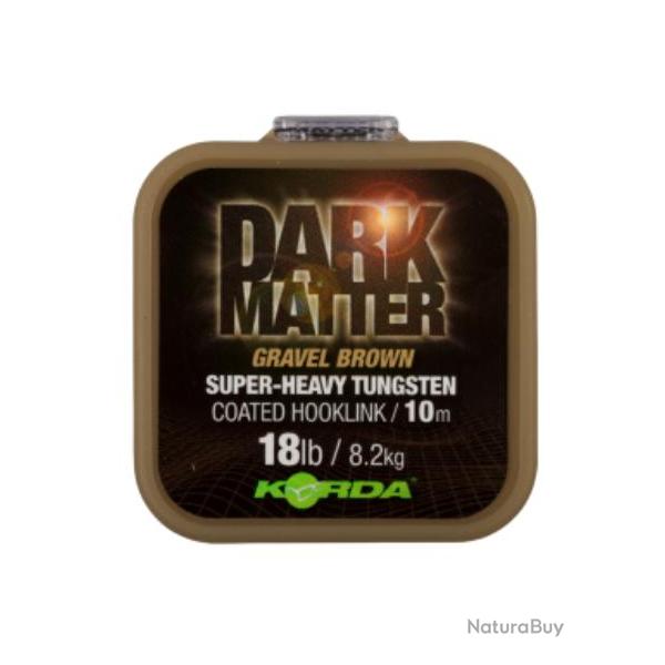 KORDA DARK MATTER TUNGSTEN COATED BRAID Gravel 25lb