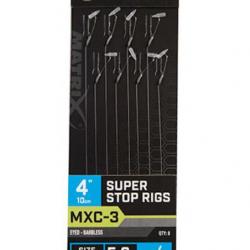 MATRIX BAS DE LIGNE MXC-3 SUPER STOP RIGS 4"/10CM 0,16mm 16 10cm