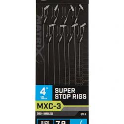 MATRIX BAS DE LIGNE MXC-3 SUPER STOP RIGS 4"/10CM 0,20mm 12 10cm