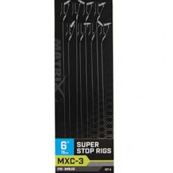 MATRIX BAS DE LIGNE MXC-3 SUPER STOP RIGS 6"/15CM 0,18mm 12 6''15cm