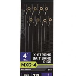 MATRIX BAS DE LIGNE MXC-4 X-STRONG BAIT BAND RIGS 4"/10CM 0,20mm 14 4''/10cm